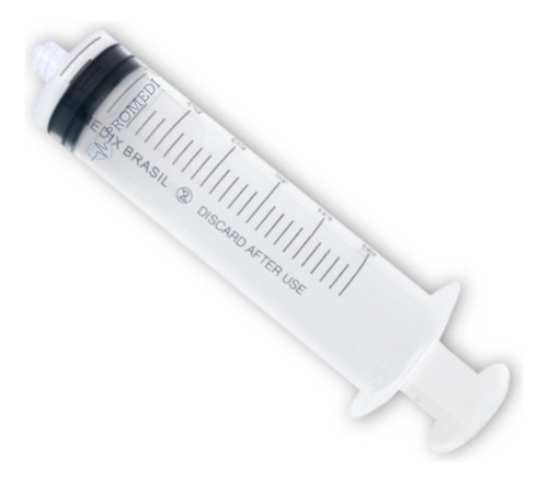 Seringa 60ml Sem Agulha Luer Lock Rosca Cx 25 Unidades