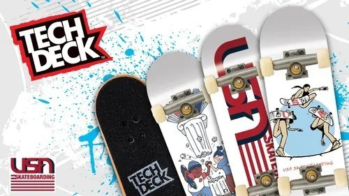 Imagen 3 de 4 de Tech Deck Patineta Set 4 P/dedos C/acc 99868 Mundotoys