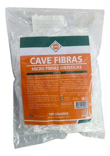 Micro Fibras Sinteticas 100 Gramos Cave Fibras