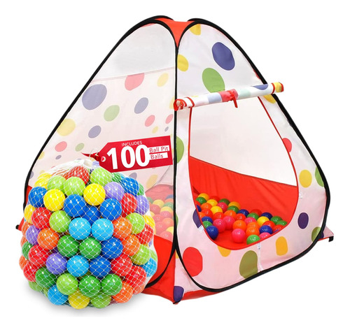 Kiddey Kids Ball Pit Pit Tent - 100 Bolas De Bola Incluidas