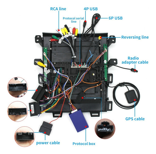 9.7' Auto Estereo Para Ford Edge 2010-2015 2g+32gb Carplay