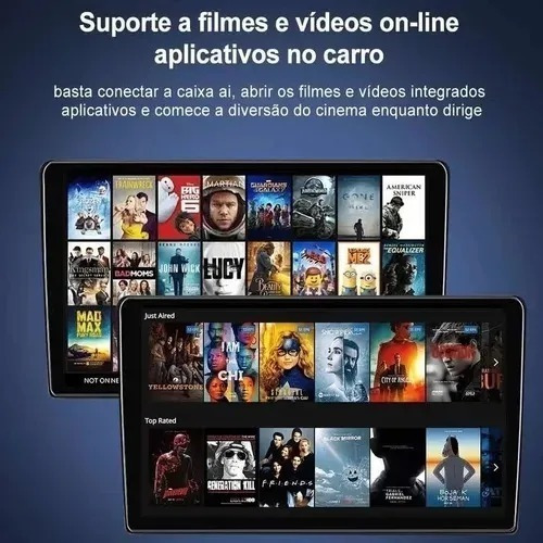 Streaming Box Automotivo Para Carros Com Multimídia Carplay