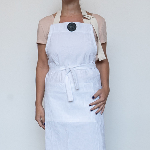Imagen 3 de 10 de Delantal Gastronomico Cocina Hombre Y Mujer Regulable Liso
