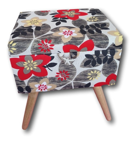 Imagem 1 de 6 de Banqueta Baú Porta Objetos Poltrona Decoração Ref. 1555