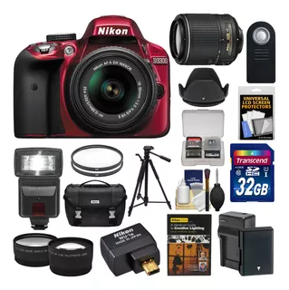 Cámara Dslr Nikon D3300 Incluye Lente 18-55mm Y Lente