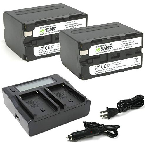 Batería De Videocámara - Wasabi Power Battery (2-pack) And D