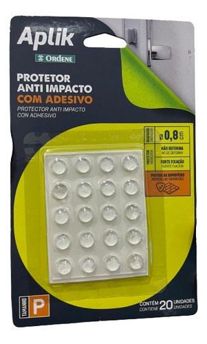 Protetor Anti-impacto Para Portas Kit Com 20 Tamanho P