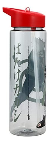 Naruto Kakashi Kanji Botella De Agua De Pared Simple De 24 O