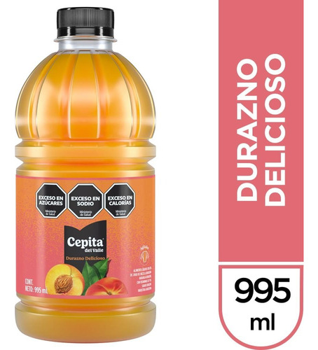 Jugo Cepita Del Valle Sabor De Durazno Delicioso 995 Ml