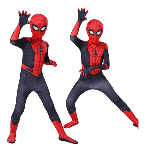 Disfraz De Spiderman/tom Holland/lejos De Casa Para Niños