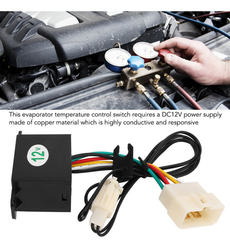 Sensor De Temperatura Del Evaporador Ac Control Dc12v Univer