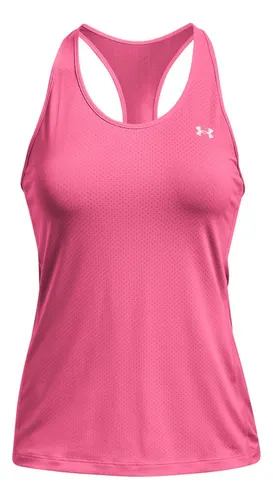 Camiseta Esqueleto Under Armour Racer Tank Mujer-rosa