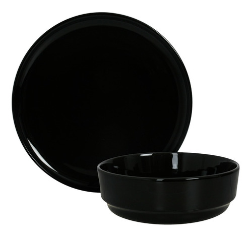 Set X 8 Plato Playo Bowl Ensaladera Compotera Ceramica