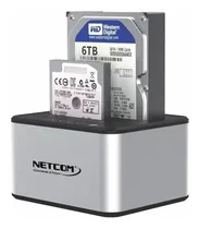 Comprar Hdd Docking Station Doble 2.5 3.5 Sata Ii Iii Usb 3.0 Netcom
