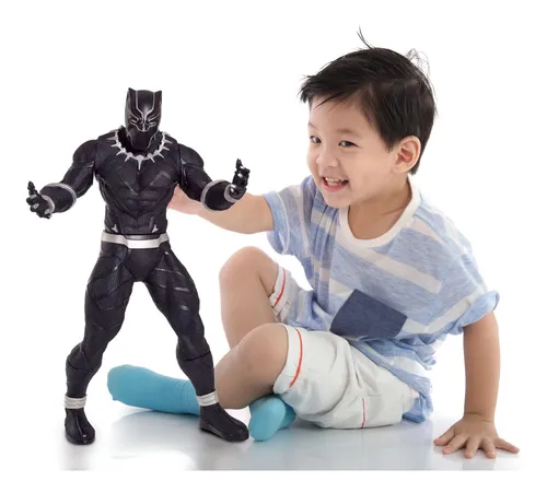 Boneco Pantera Negra Marvel Avengers 45cm Articulado - Mimo
