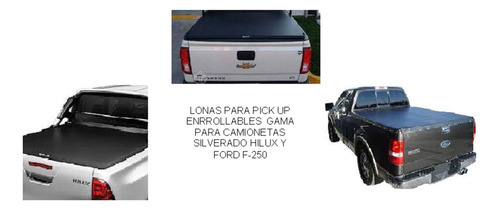 Lona Para Cajón De Camioneta: Silverado Hilux Y F-250