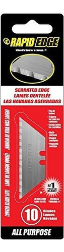 Rapid Tools Rt00004 Hojas De Cuchillo Dentadas Utilitarias,