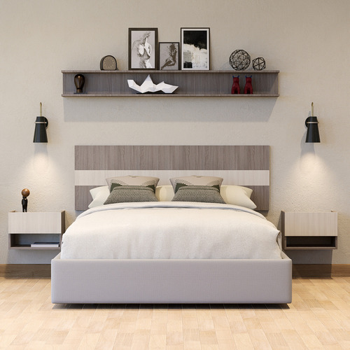 Buro Minimalista Repisa Flotante Mesa De Noche Lima Sobrio Studio Escandinavo