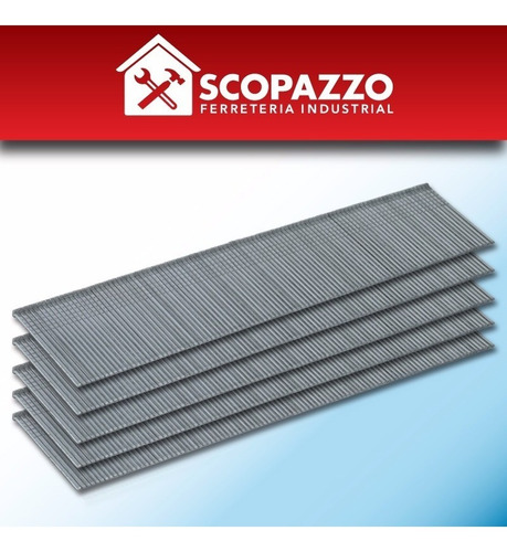 Imagen 3 de 7 de Clavos Para Clavadora Neumática 30 Mm Calibre 18 X 5000 Omah