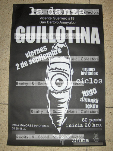 Guillotina Poster La Danza De Coleccion