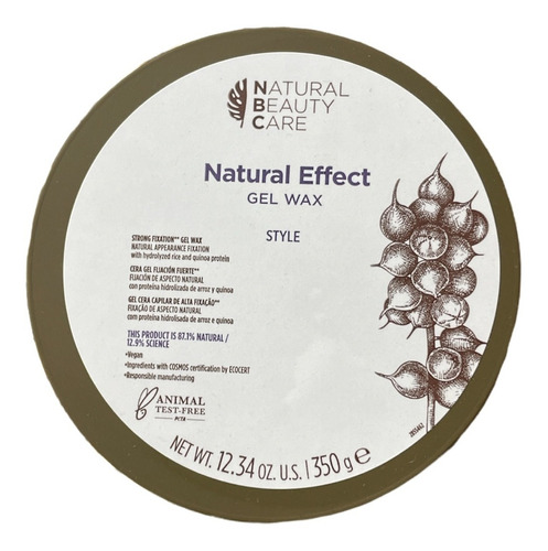 Cera Gel Wax Natural 350 Grs Nbc Natural Beauty Care Nattura
