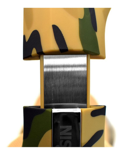 Auriculares gamer Nisuta NSAUG300C gris camuflado