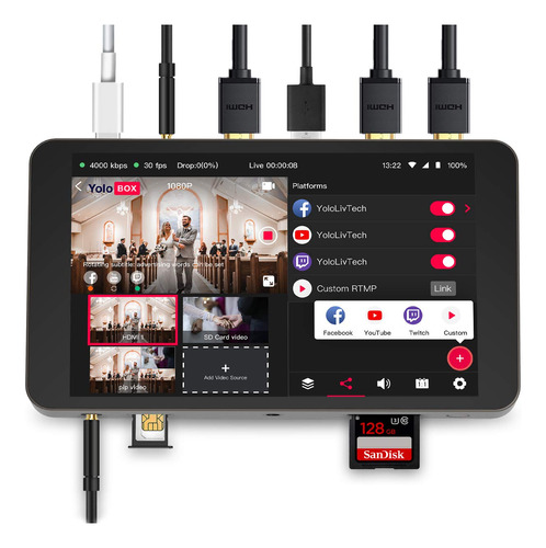 Rocstor Adaptador Multipuerto Usb-c Premium + Carga Pd