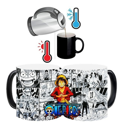 Mug Magico Taza  One Piece Anime Ceramica 11 Onz