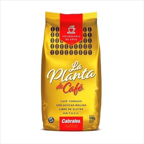 Cafe Torrado Molido La Planta De Cafe Cabrales 1kg S/tacc