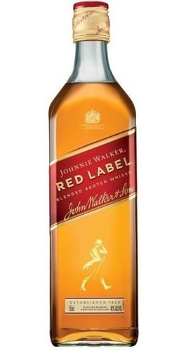 Whisky Johnnie Walker Etiqueta Roja Botella 750 Cc