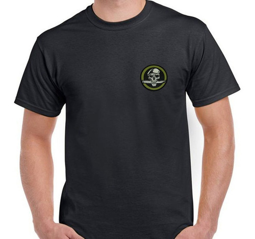 Remera Bordada Comandos Navy Usa Mimetico Comando