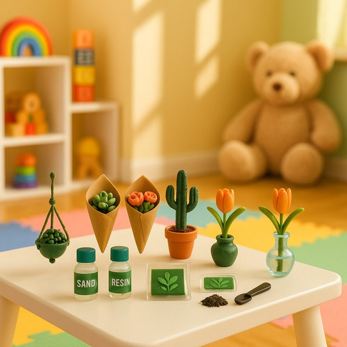 Juego De Jardin Botanico Miniverse Mini Coleccionable
