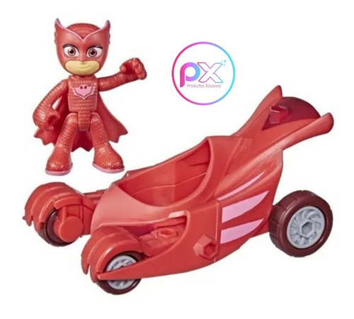 Pj Mask Carros Héroes En Pijamas Owlette Original Hasbro