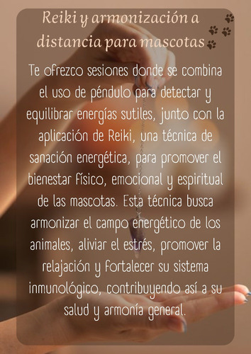 Sesiones De Reiki Y Armonización De Mascotas A Distancia 