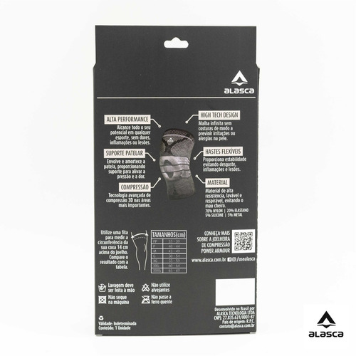 Imagem 4 de 7 de Joelheira De Compressão Premium Alasca (alívio Da Dor)