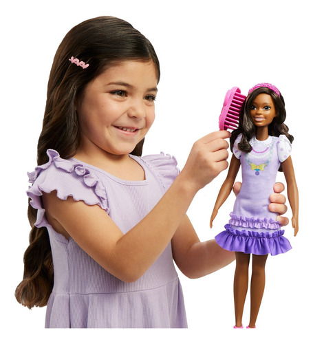 Barbie Mi Primera Barbie Muñeca Cabello Negro Con Puddle