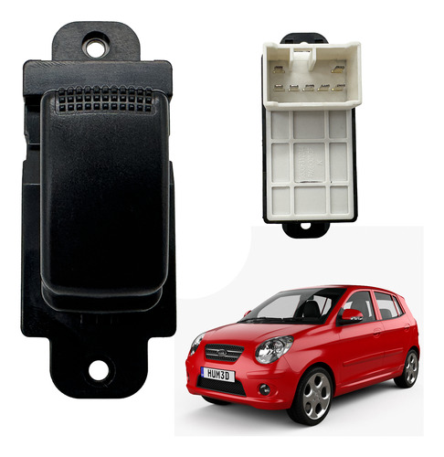 Switch Elevavidrio Sencillo Picanto Morning 2008 - 2011