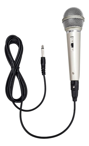 Microfono Alambrico Profesional Premier Audio Con Cable 3mts