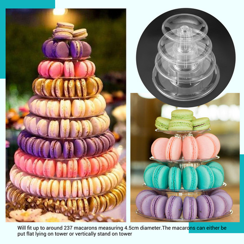 Expositor De Macarrones Con Forma De Torre De 10 Niveles, Re