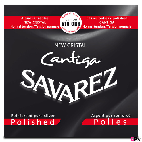 Cuerdas Savarez 510crh Tensión Normal Nylon Pulido Plateadas