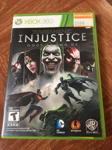 Videojuego De Xbox 360 Injustice Gods Among Us