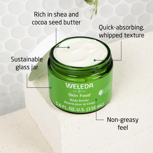 Body Butter Weleda Skin Food, Tarro De Vidrio Sostenible De