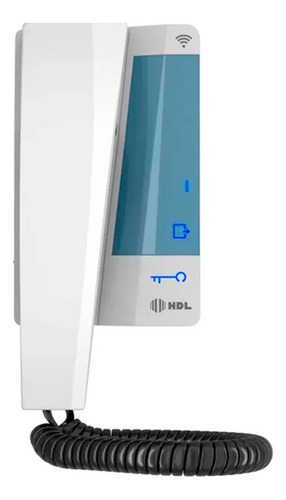 Interfone Wifi Hdl Monofone Connect App Atende No Celular Cor Branco Bivolt