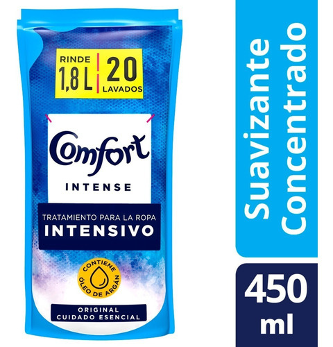 Suavizante Concentrado Comfort Intense Original Dp X 450ml