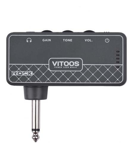 Amplificador De Auriculares Vitoos Rock Guitar Con Conector