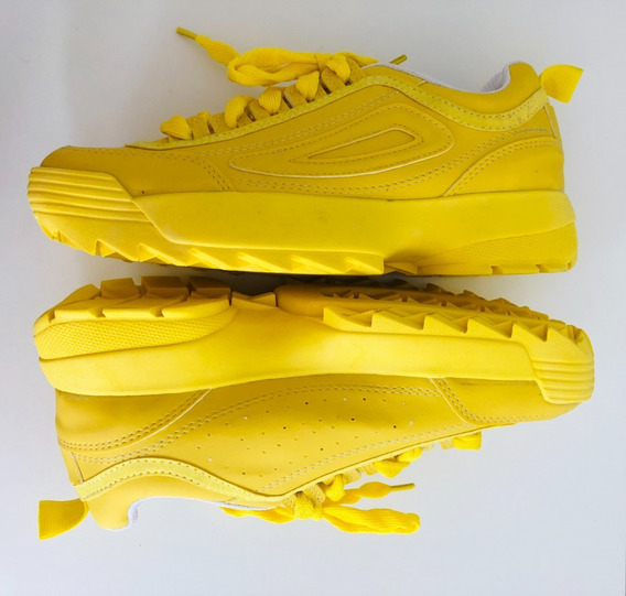 Zapatillas Fila Mujer Amarillas | MercadoLibre 📦