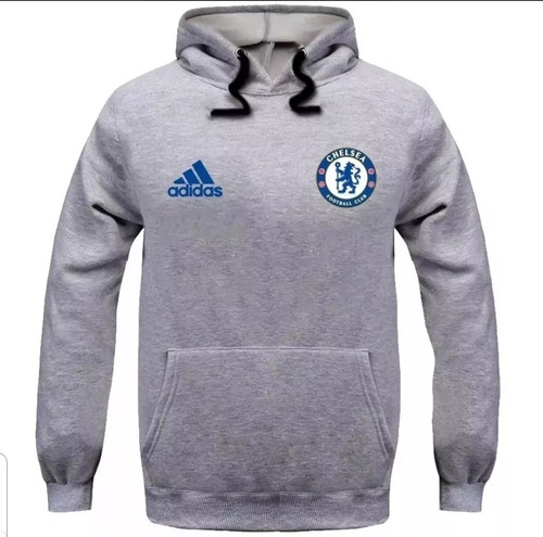 Blusa De Moletom Do Chelsea - Camisolas e moletons Masculinos Cinza com o Melhores Preços no Mercado Livre Brasil