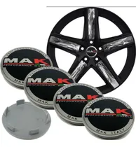 Comprar Kit 4 Calotinha Miolo Tampa Centro Roda Mak Italy Tsw Preto