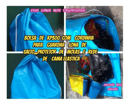 Bolsa P/transportar Rede-protetor-lona Do Pula Pula+brinde