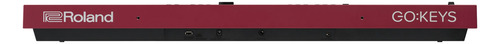 Teclado Roland Go Keys-3 Dark Red 61 Teclas Sensibles Reaco. (Reacondicionado)